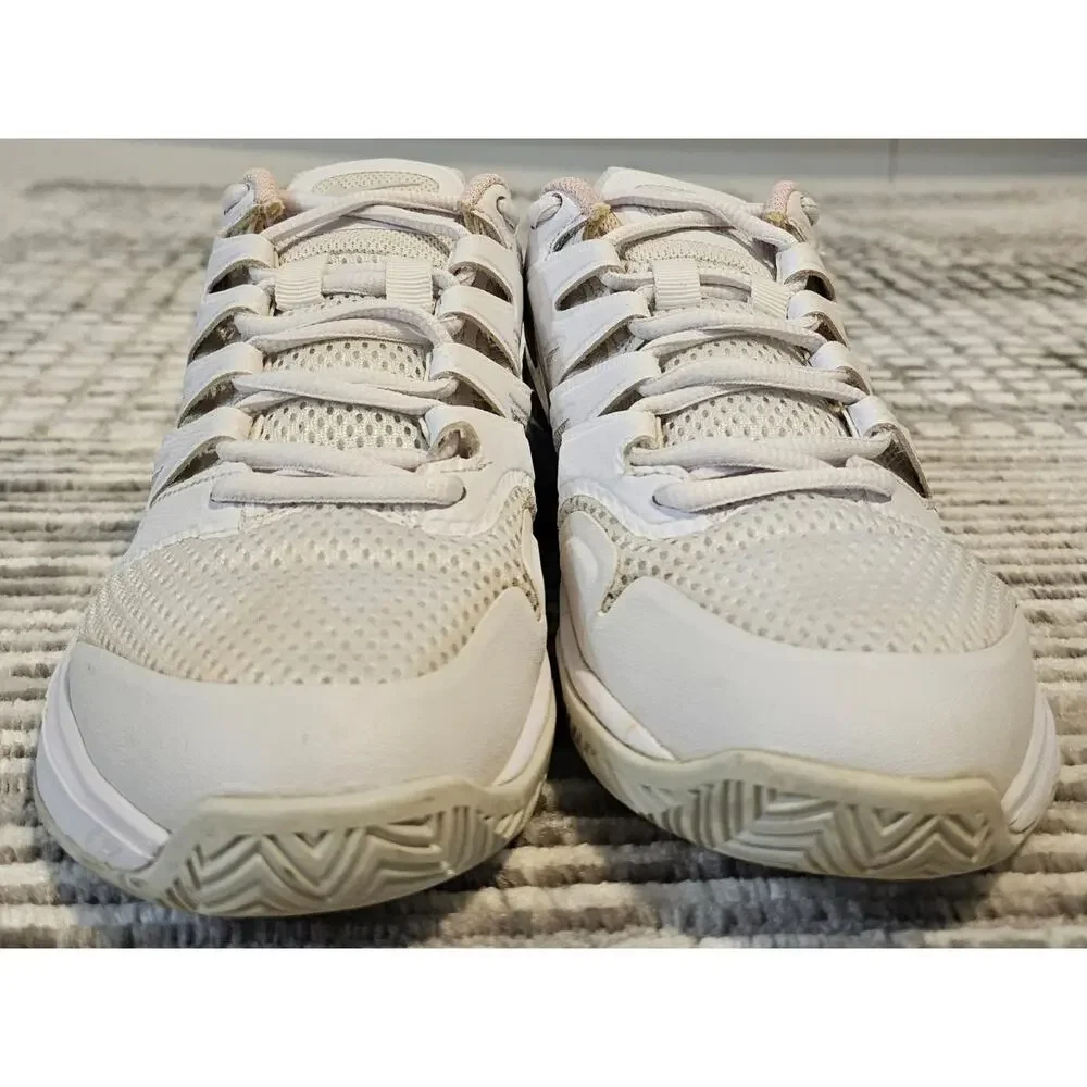 NikeCourt Air Zoom Prestige White Pink Women's Size 6.5 Tennis Shoes AA8024